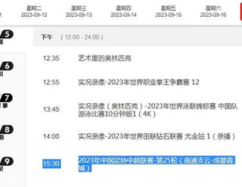 cctv5高清直播源,全方位体育赛事直播指南